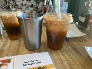 Thai Tea with Boba  at Daikon Vegan Sushi in Las Vegas