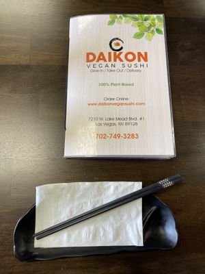   at Daikon Vegan Sushi in Las Vegas