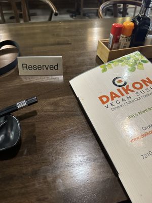   at Daikon Vegan Sushi in Las Vegas
