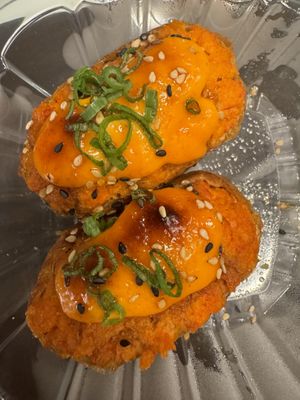Spicy tuna inari—do not skip  at Daikon Vegan Sushi in Las Vegas