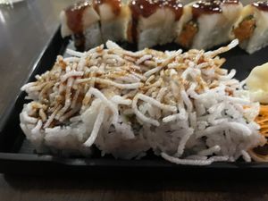 Crunchy California rollls  at Daikon Vegan Sushi in Las Vegas