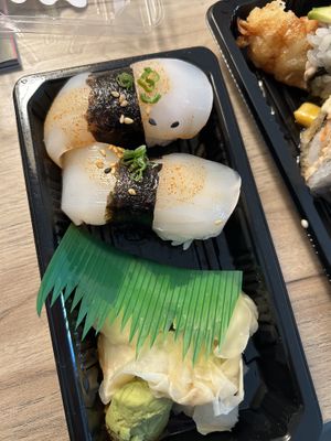 Squid Nigiri  at Daikon Vegan Sushi in Las Vegas