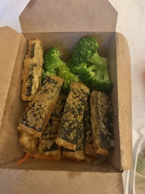 Seabass tomatoes   at Daikon Vegan Sushi in Las Vegas