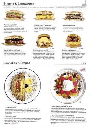 Menú   at Scarlett in Madrid