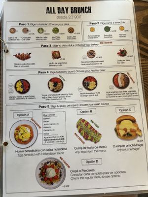 23.90 euro meal deal   at Scarlett in Madrid