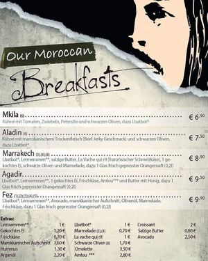 Breakfast (auch vegan möglich)  at Aladin's Cafe in Hamburg