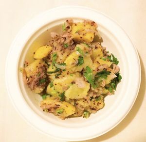 Food at Falfool Vegan House in Istanbul