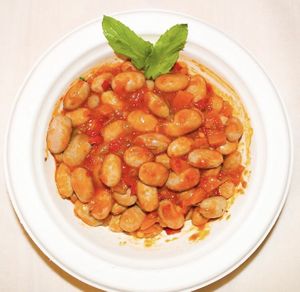 Beans at Falfool Vegan House in Istanbul