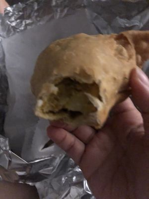 Samosa delight (vegan)   at Honest in Floral Park