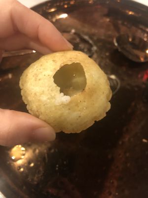 13 pani puri (10 pcs)   at Honest in Floral Park