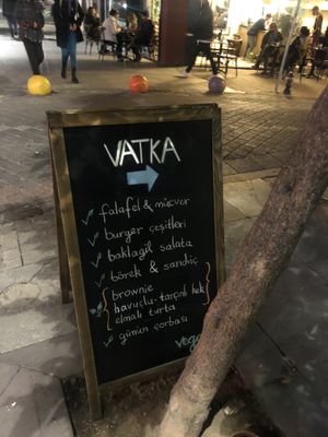Sign at VATKA in Istanbul