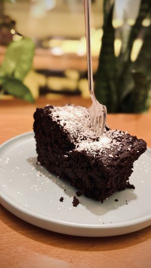 The brownie is like halfway between a chocolate cake and a brownie and it’s one of the best things I’ve ever eaten at VATKA in Istanbul