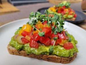 Avocado toast at Vitary in Odessa