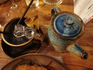 Mad Hatter's tea party cocktail at The Dirty Bottles in Alnwick