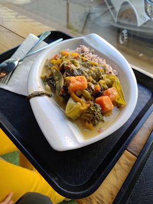 Grünes Curry at Strauch's Deli in Dortmund