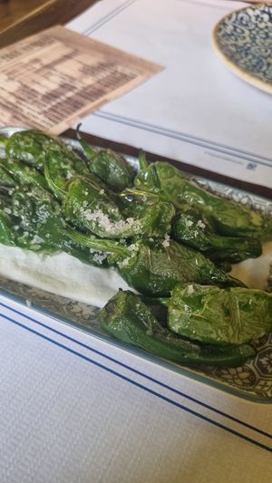 Bell peppers at Restaurante Los Pinos in Tenerife