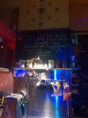 Inside at Poncho Tacos in Athens