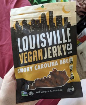 Vegan beef jerky at Whole Foods Market in Reno