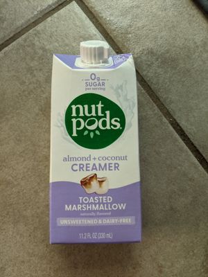 Variety of Nut Pod creamers at Whole Foods Market in Reno