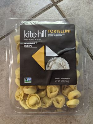 Kite Hill brand products - vegan prepared tortellini at Whole Foods Market in Reno
