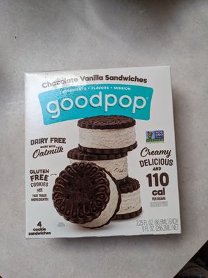 Good pop ice cream sandwiches at Whole Foods Market in Reno