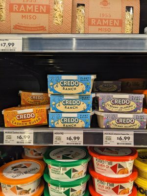 Credo plant based dips at Whole Foods Market in Reno
