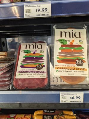 Vegan deli meat at Whole Foods Market in Reno