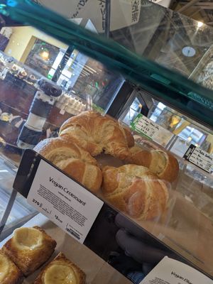Fresh baked vegan croissants at Whole Foods Market in Reno