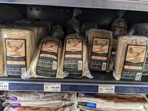 Gluten free bread options in freezer at Whole Foods Market in Reno