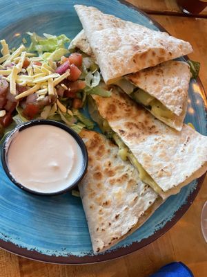 Vegan Quesadilla   at Casa Azul Taqueria in Providence