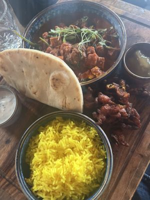 Tofu tikka masala  at Harbour Lights in Paignton