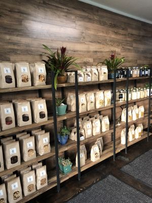 Nuts, grains, pastas galore!  at Fruition Organic Market in Manhattan Beach