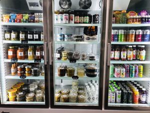 Salads, sauces, bars, drinks at Fruition Organic Market in Manhattan Beach