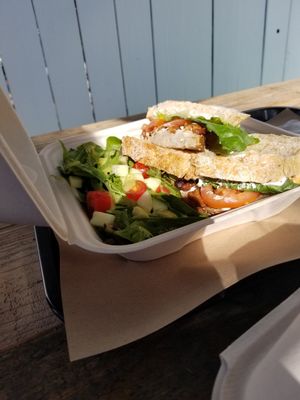 BLT, the tempeh was so good! at Fruition Organic Market in Manhattan Beach