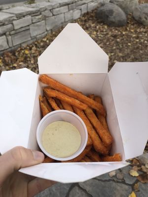 Yam fries at Nopalito in Montreal