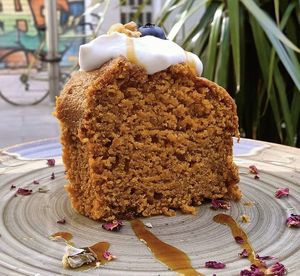 Carrot cake  at Aguaribay in Barcelona
