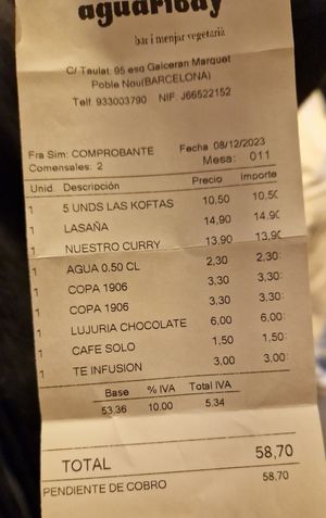  at Aguaribay in Barcelona