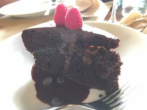 vegan Sacher!   at Aguaribay in Barcelona