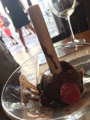 ice cream! at Aguaribay in Barcelona