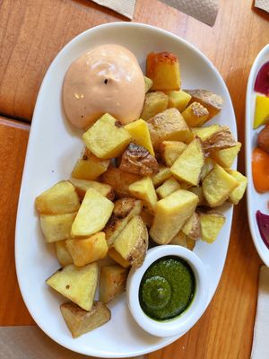 Bravas at Aguaribay in Barcelona