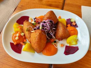 Croquetes at Aguaribay in Barcelona
