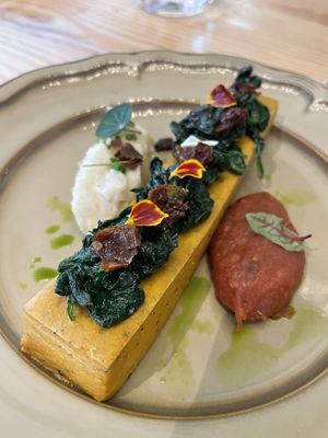 Crustless vegan quiche :) at MA and The Seeds of Life in Hong Kong Island