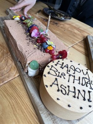 Insanely delicious vegan birthday cake 🎂  at MA and The Seeds of Life in Hong Kong Island