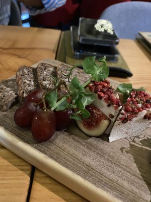 Pink peppercorn Brie with almond/seed bread at MA and The Seeds of Life in Hong Kong Island