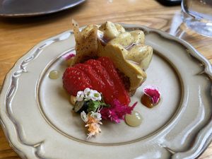 Carrot cake with ginger frosting😄 at MA and The Seeds of Life in Hong Kong Island