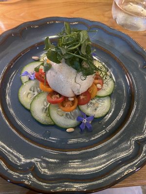 Tomato Mozzatina - divine!!  at MA and The Seeds of Life in Hong Kong Island