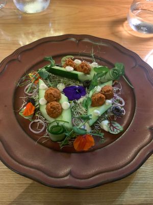 Sans-salmon rillette  at MA and The Seeds of Life in Hong Kong Island