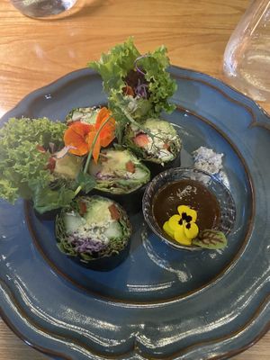 Avocado roll   at MA and The Seeds of Life in Hong Kong Island