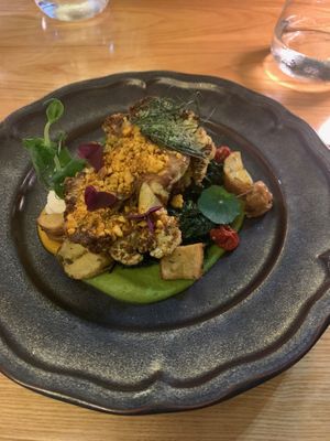 Cauliflower steak  at MA and The Seeds of Life in Hong Kong Island