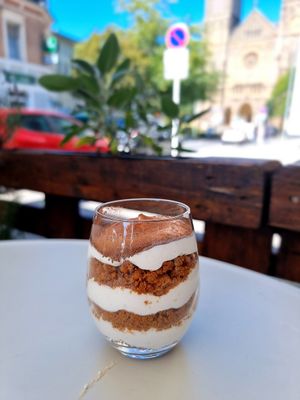 tiramisu at Rucolino in Dudelange